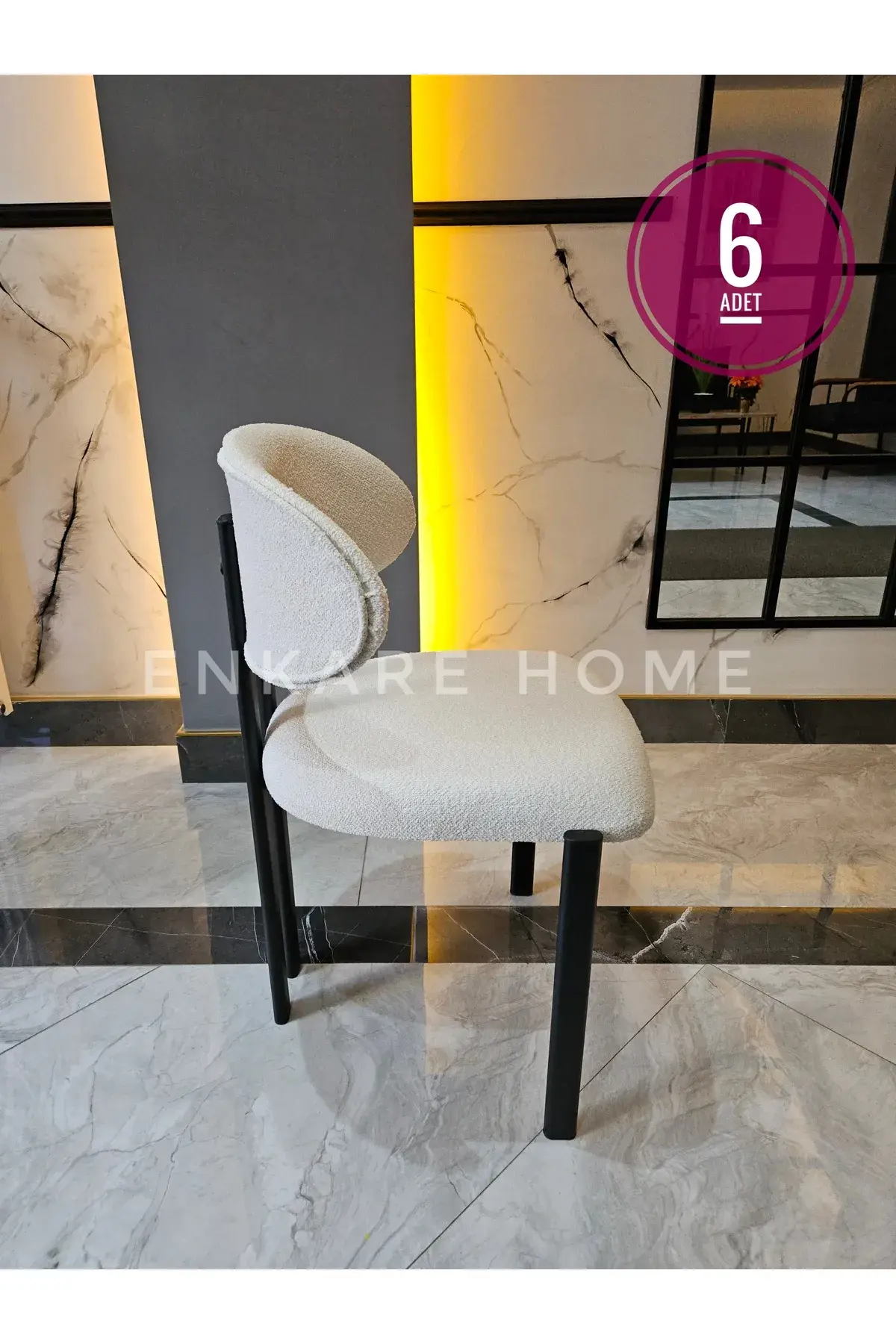 Badem Sandalye, Mutfak Salon Sandalyesi, Masa Hariç