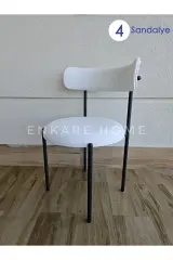 Elisa Sandalye - 4 Adet | Mutfak, Salon, Makyaj Sandalyesi | Teddy Sandalye