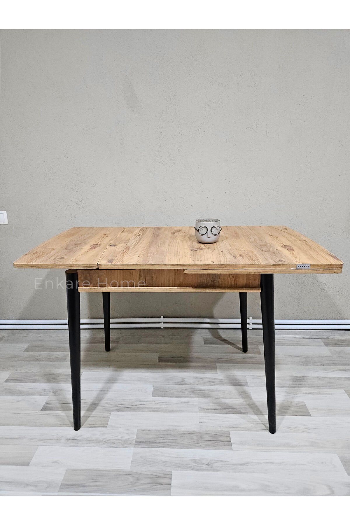 Küçük Mdf Masa, Açılabilir Mutfak Masası, 68x90, 4-6 Kişilik