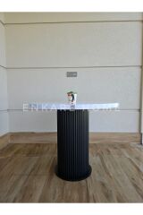 Mantar Ayaklı Yuvarlak Mdf Masa, Sur Masa, 90 cm | Mutfak, Salon, Kafeterya