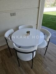Elisa Masa Sandalye Takımı | Mdf Masa | 90 cm Çap