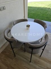 Elisa Masa Sandalye Takımı | Mdf Masa | 90 cm Çap