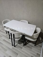 Küçük Mdf Masa & Badem Sandalye | 68x90-120  | Mutfak Masa Takımı