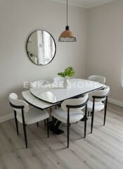 X Ayaklı Gloss Masa ve Polo Sandalye Takımı - Masa + 6 Sandalye - Çift Açılır Mutfak Masa Sandalye Takımı