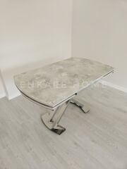 X Ayaklı Gloss Masa | Salon ve Açılabilir Mutfak Masası | 6-8 kişilik | 80x130-190 cm - Rambla